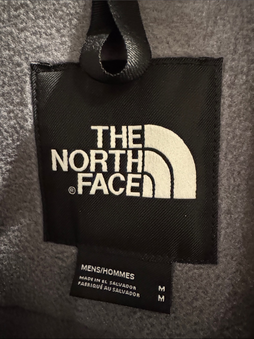 The North Face Men’s Black and Light Gray Fleece Vest - Picture 3 of 5